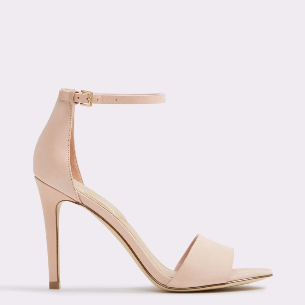 ALDO - HOTSELL FIOLLA BEIGE HEELS - SIZE US 7